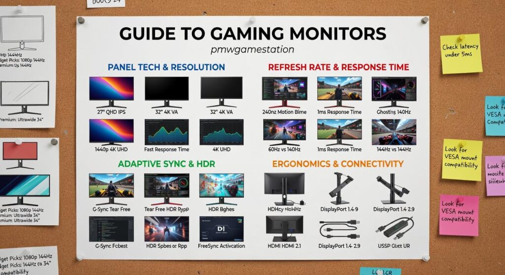guide to gaming monitors pmwgamestation